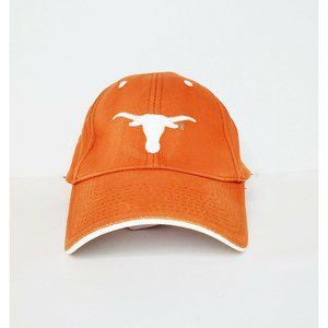 Texas Longhorns Ball Cap Adjustable Faded Orange